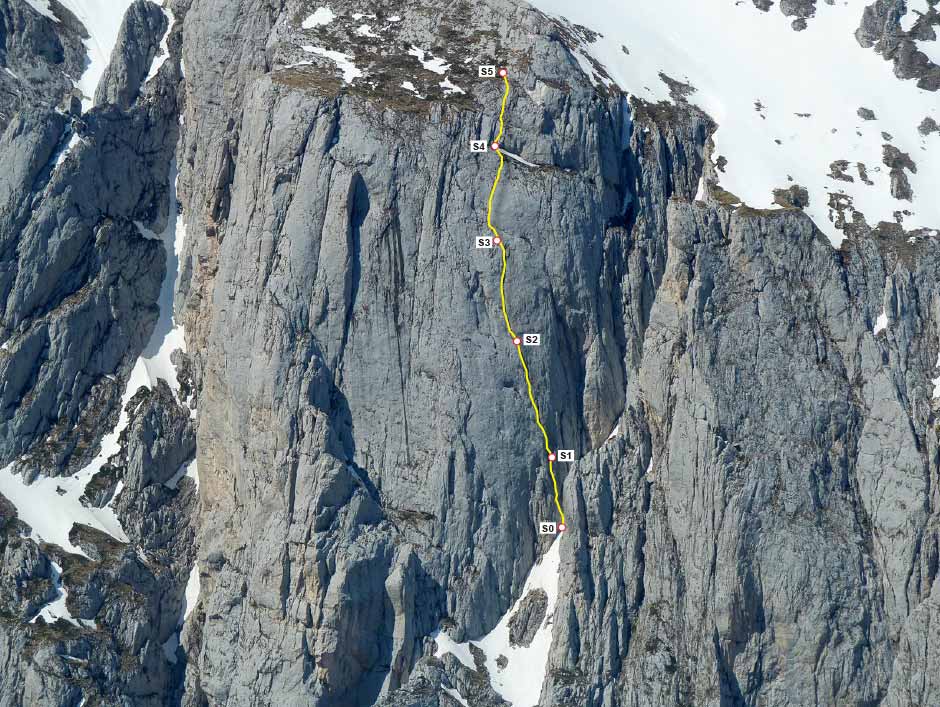 Schizzo della via worm's wall